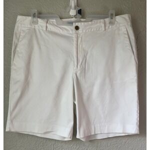 Lauren Ralph Lauren White Bermuda Chino Shorts Womens Size 16